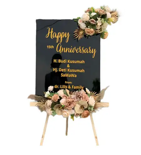 Papan Bunga Akrilik Gerit